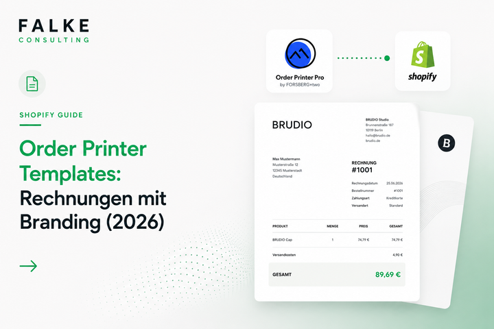 Order Printer Templates: Rechnungen mit Branding (2026)