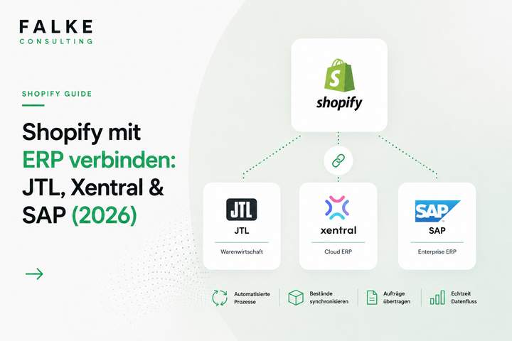 Shopify mit ERP verbinden: JTL, Xentral & SAP (2026)
