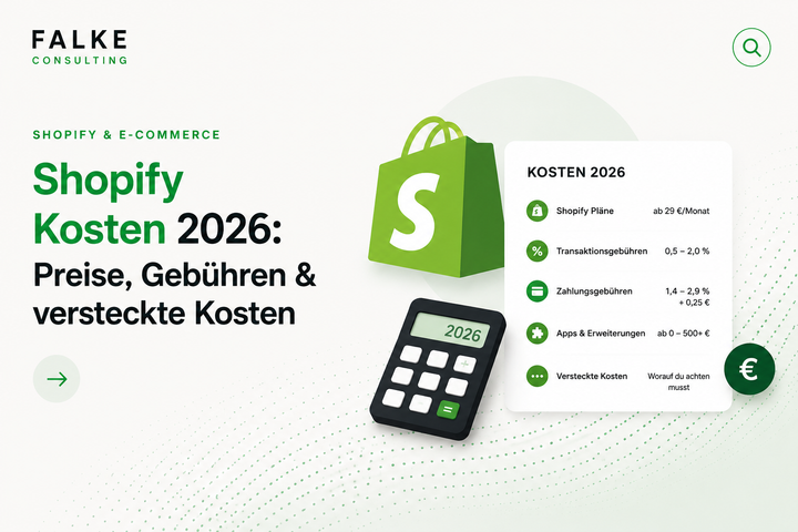 Shopify Kosten 2026: Preise, Gebühren & versteckte Kosten