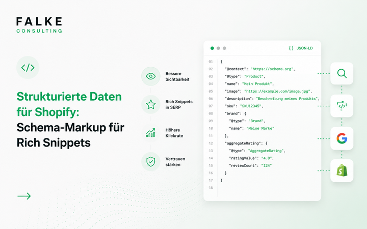 Strukturierte Daten für Shopify: Schema-Markup für Rich Snippets