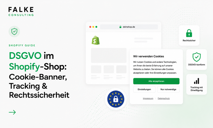 DSGVO im Shopify-Shop: Cookie-Banner, Tracking & Rechtssicherheit