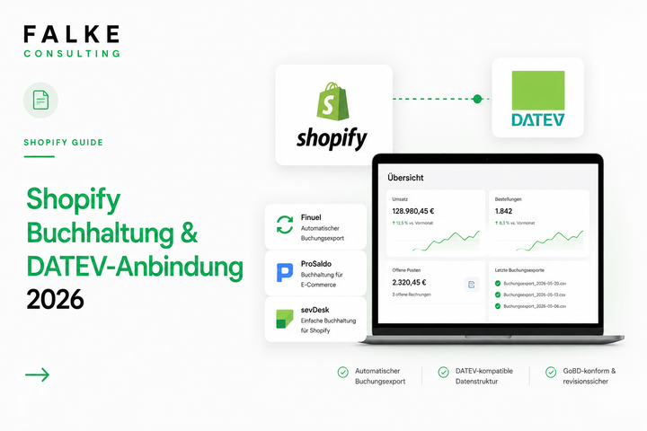 Shopify Buchhaltung & DATEV-Anbindung 2026